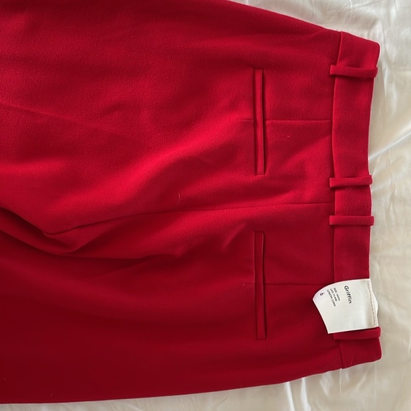 Brand new red suit griffin pants from Babaton - Picture 3 of 7